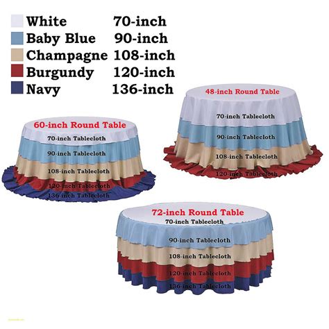 tablecloth for 48 inch round table